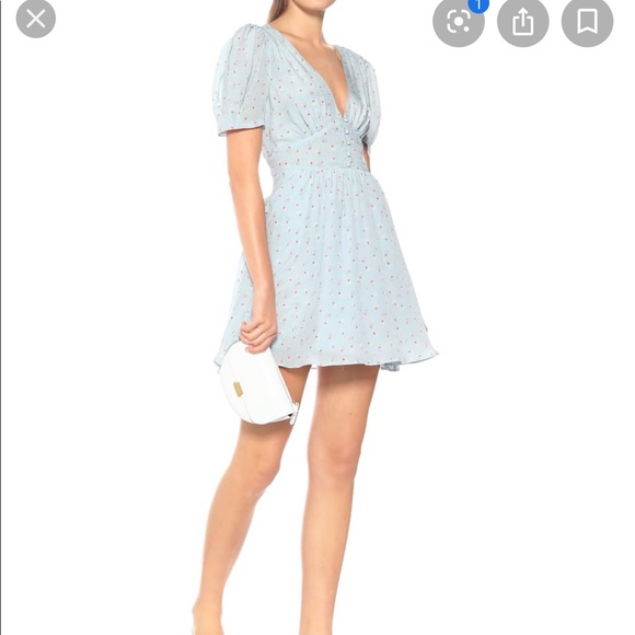 NWOT LoveShackFancy Ruby Silk Dress - Picture 4 of 8